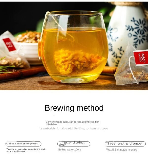 Red bean coix seed tea substitute health tea triangle tea - 图片 4