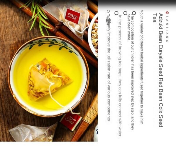 Red bean coix seed tea substitute health tea triangle tea - 图片 5