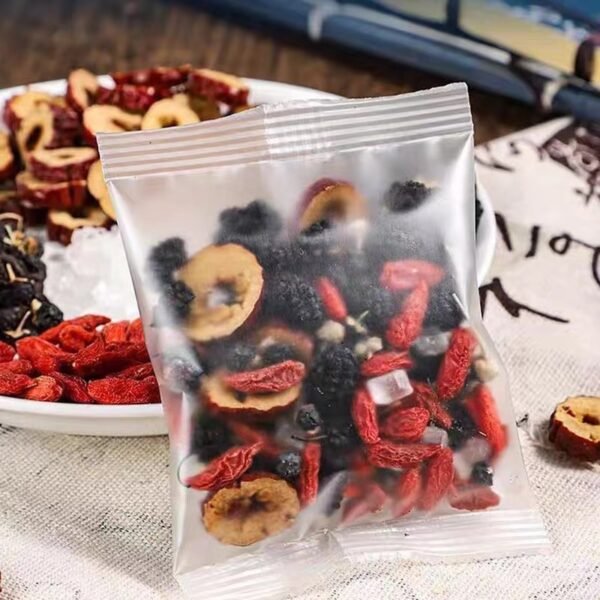 Mulberry Goji Berry Tea, Four Treasures of Vitality for Men's Kidney Nourishing Essence, Stay up Late Health Tea for Men's Tea Bag - 图片 7