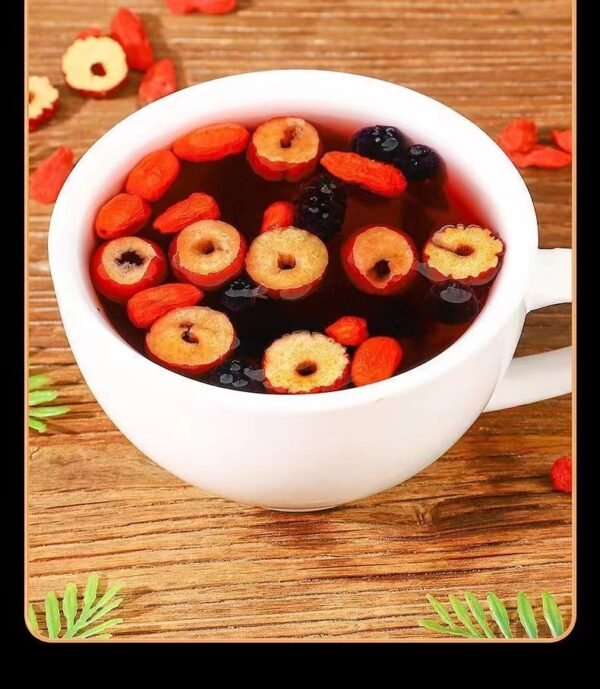 Mulberry Goji Berry Tea, Four Treasures of Vitality for Men's Kidney Nourishing Essence, Stay up Late Health Tea for Men's Tea Bag - 图片 8