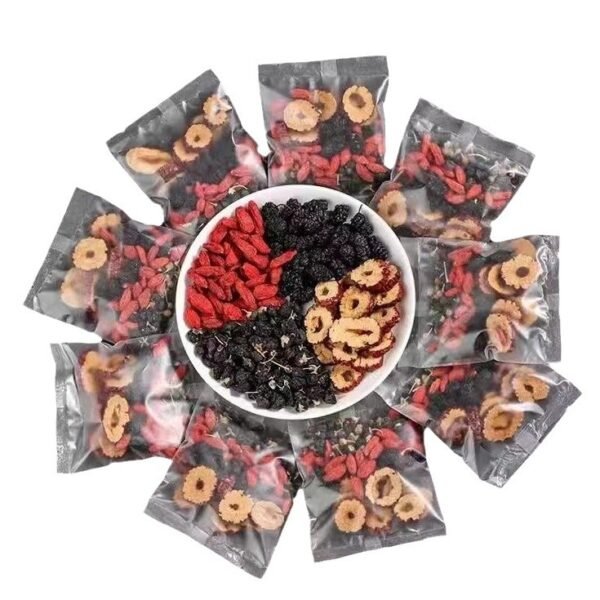 Mulberry Goji Berry Tea, Four Treasures of Vitality for Men's Kidney Nourishing Essence, Stay up Late Health Tea for Men's Tea Bag - 图片 9